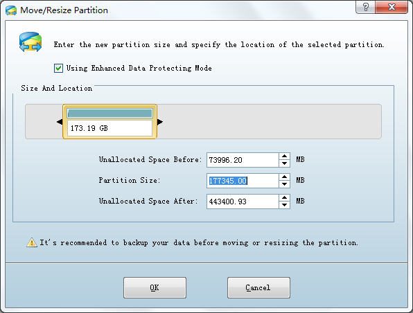 Resize Partition