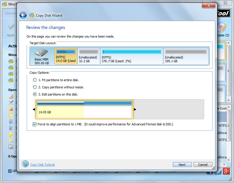 Migrate system disk to SSD 3